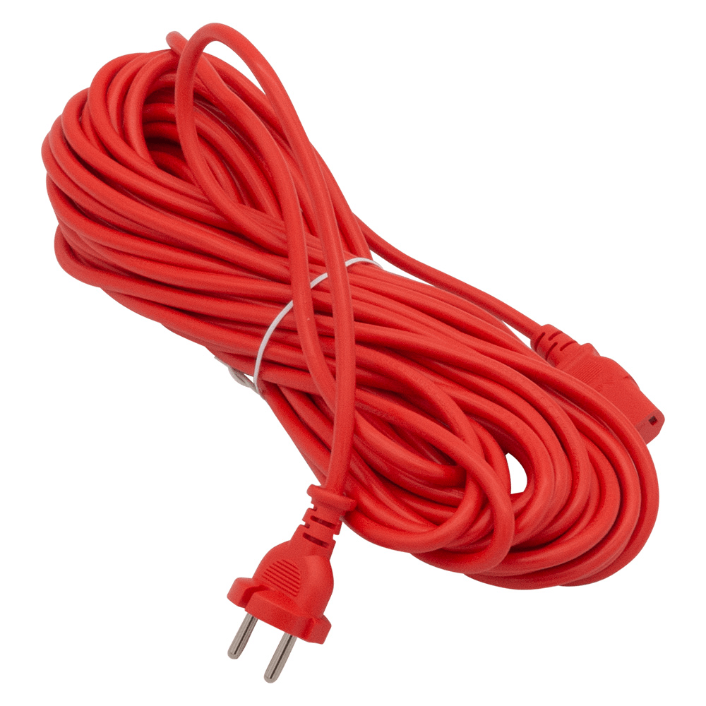 Sprintus Netzkabel, 15m, rot, beids. steckbar - Weigola Premium Autopflege seit 1883