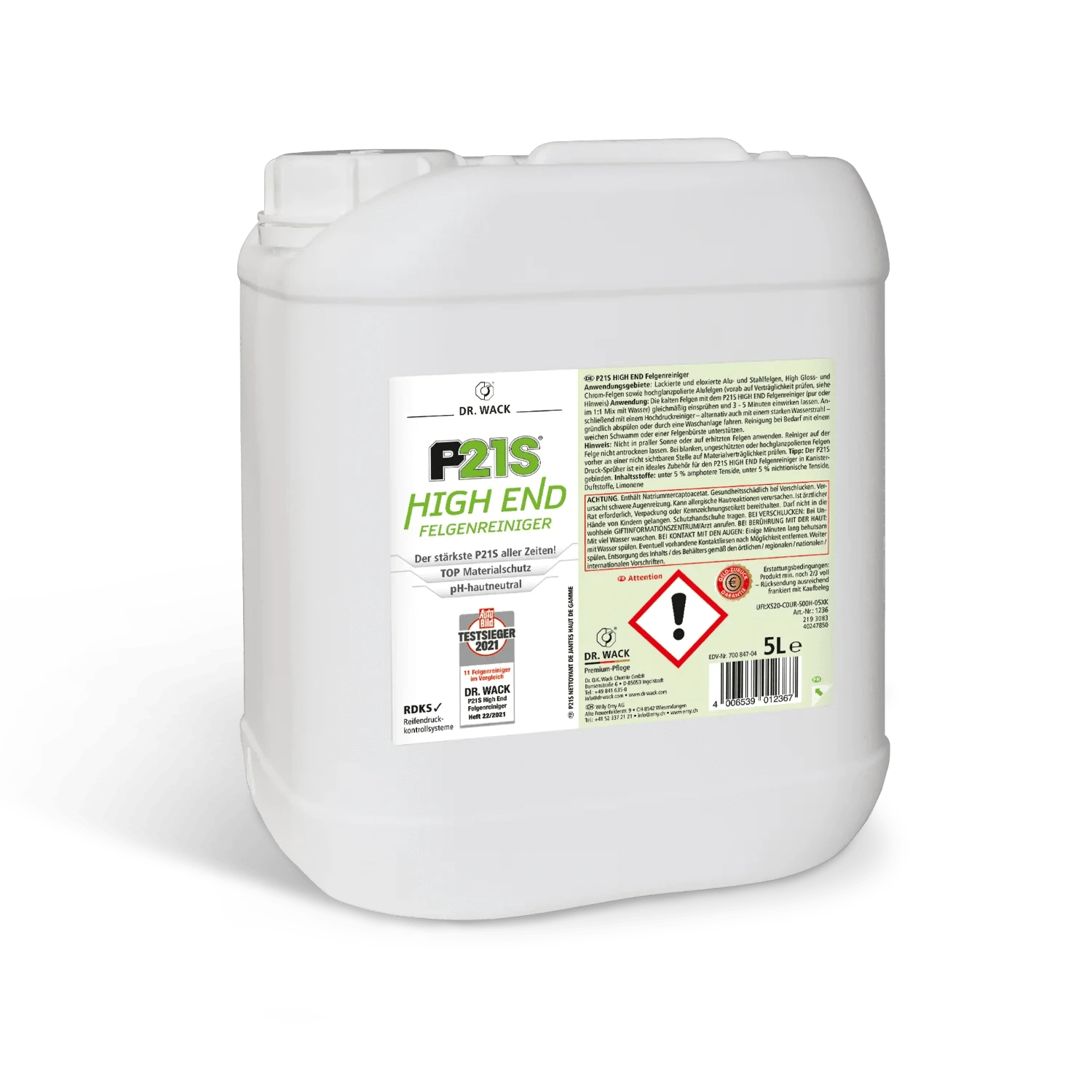 Dr. Wack P21S HIGH END Felgenreiniger - Weigola Premium Autopflege seit 1883