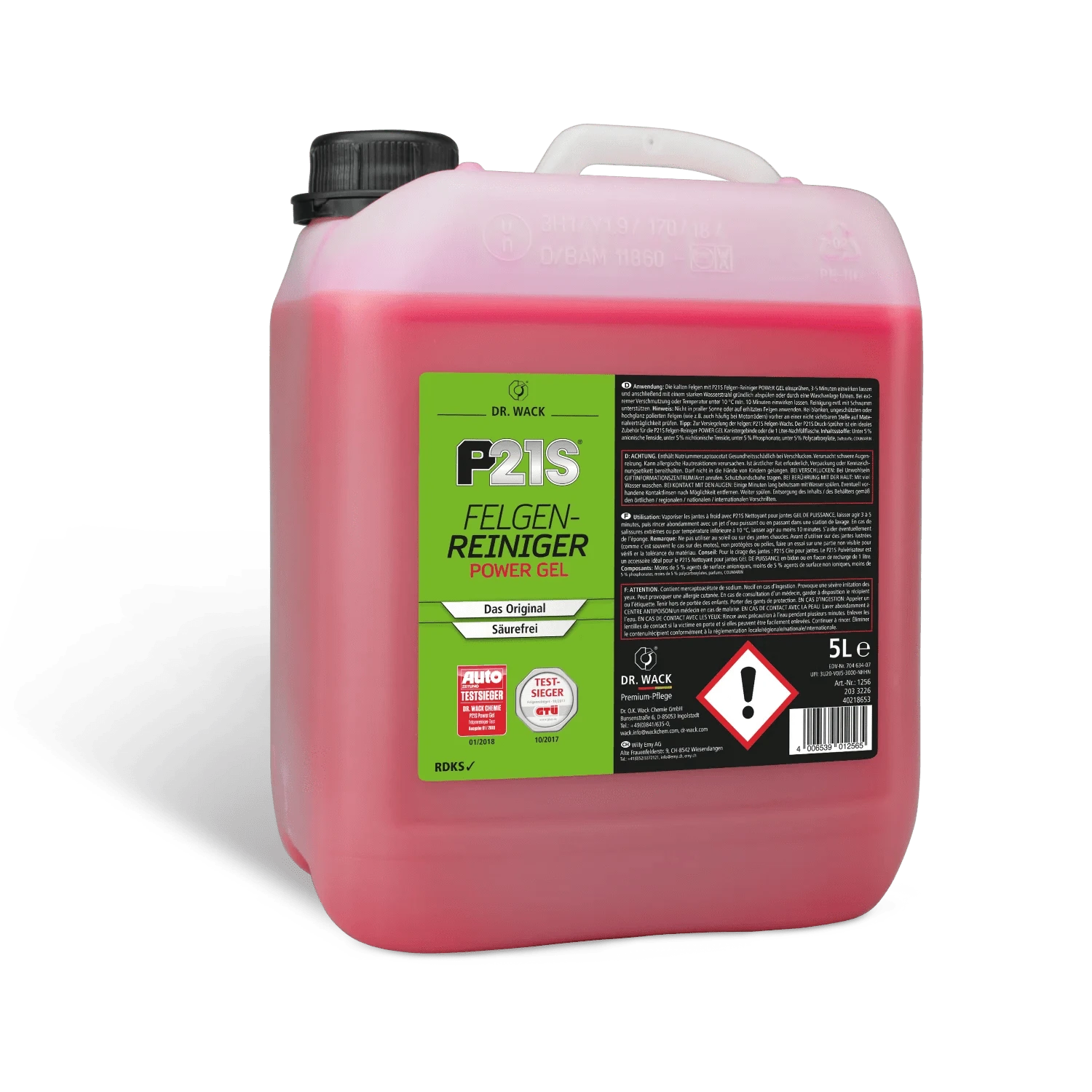 Dr. Wack P21S Felgen Reiniger POWER GEL - Weigola Premium Autopflege seit 1883