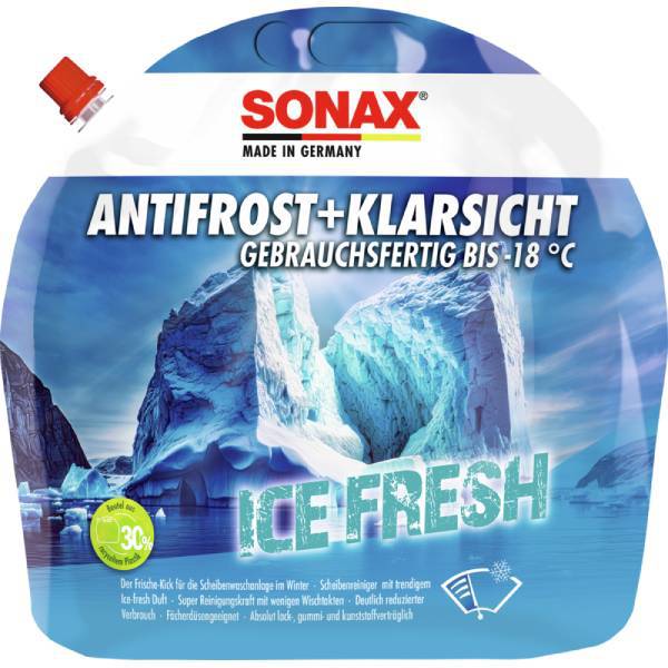 SONAX AntiFrost & KlarSicht gebrauchsfertig Ice Fresh bis -18°C 4Stk -133409 - Weigola Premium Autopflege seit 1883