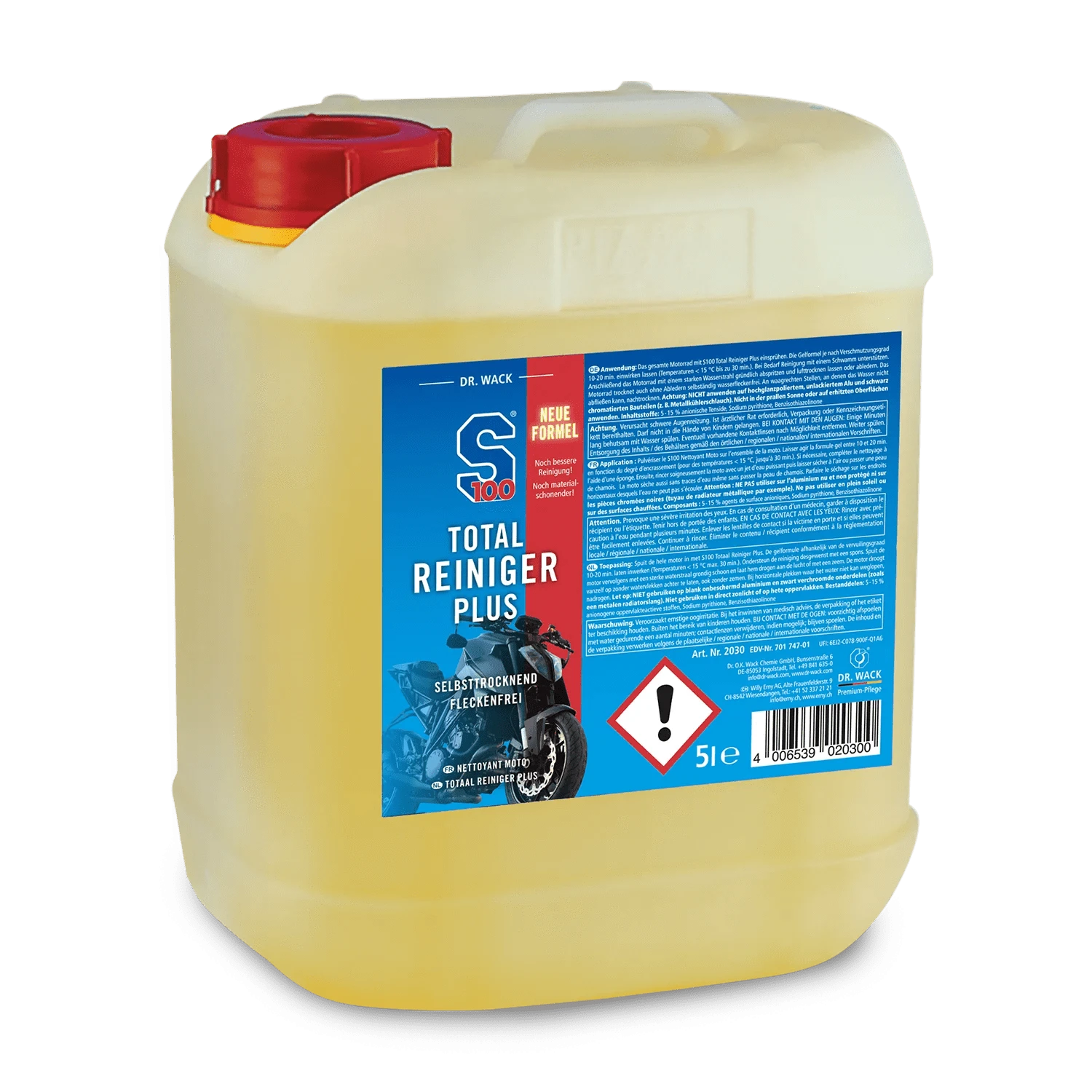 Dr. Wack S100 Total Reiniger Plus - NEUE FORMEL - Weigola Premium Autopflege seit 1883