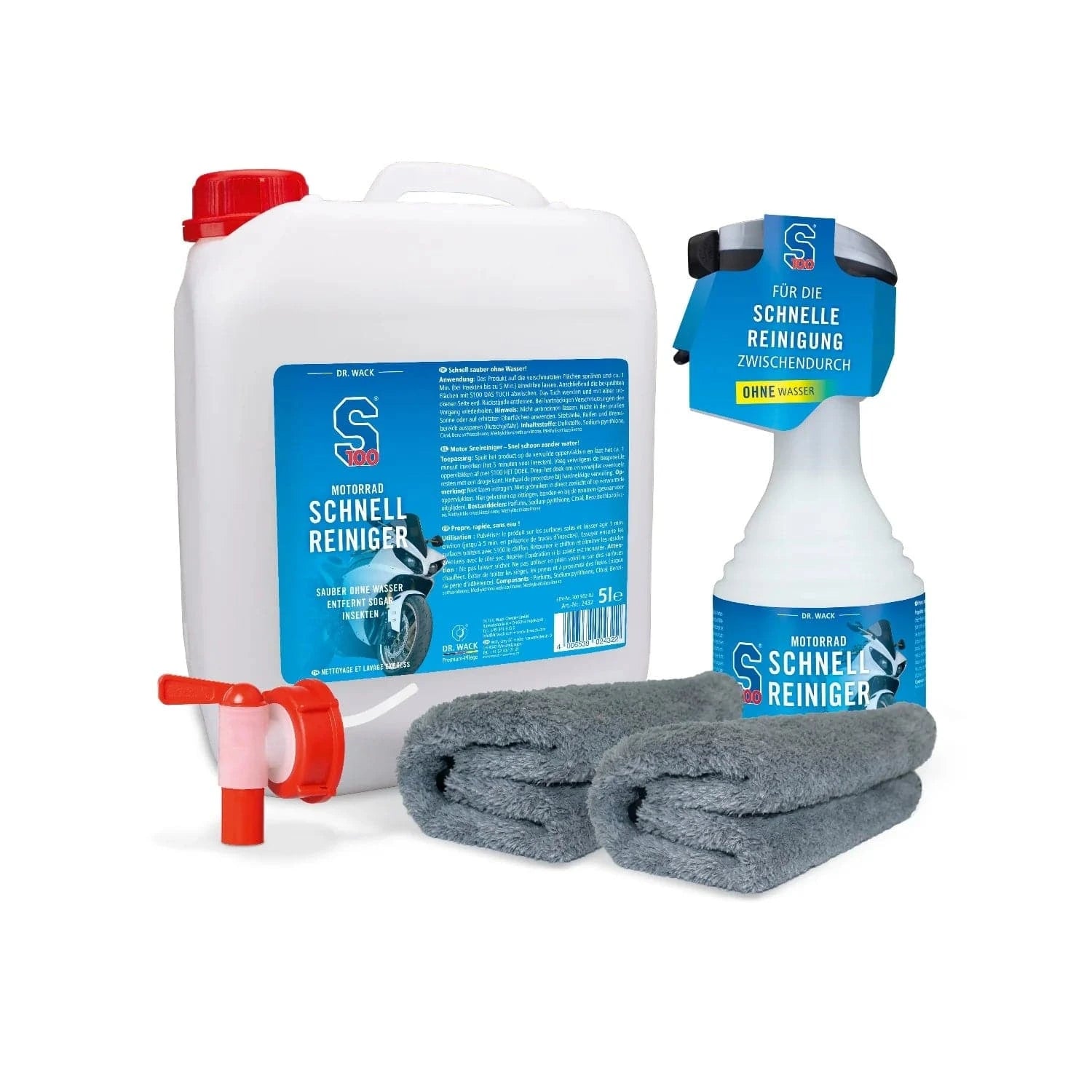 Dr. Wack S100 Motorrad Schnellreiniger - Weigola Premium Autopflege seit 1883