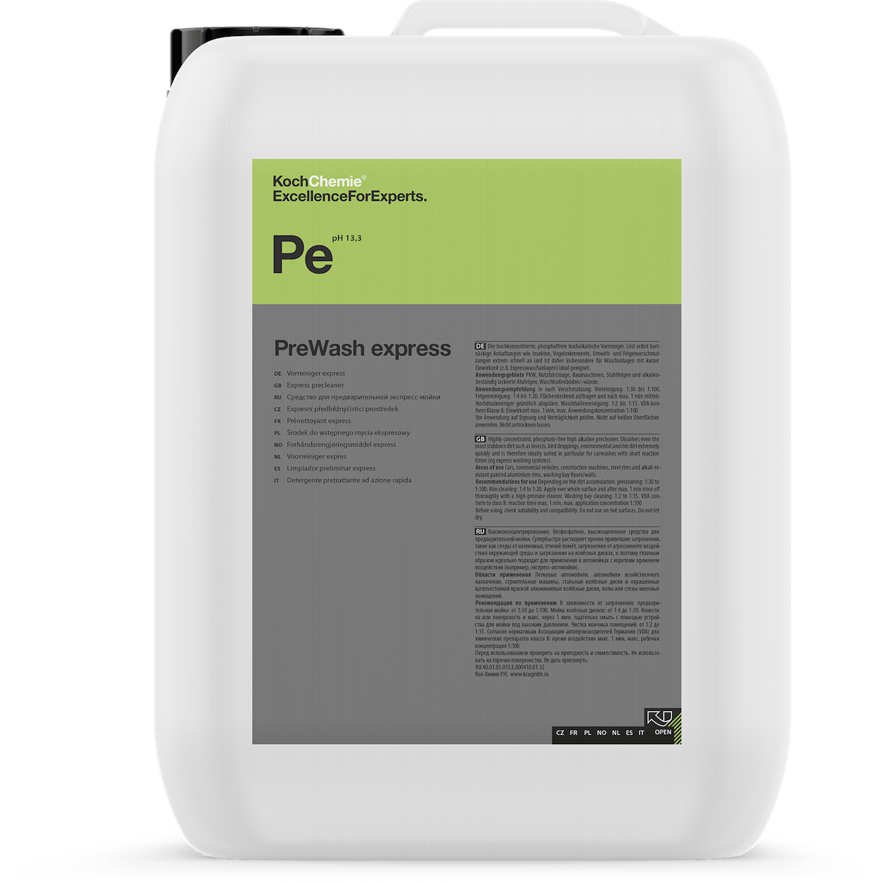Koch Chemie PreWash express. 296000, 296005, 296023,296225 - Weigola Premium Autopflege seit 1883