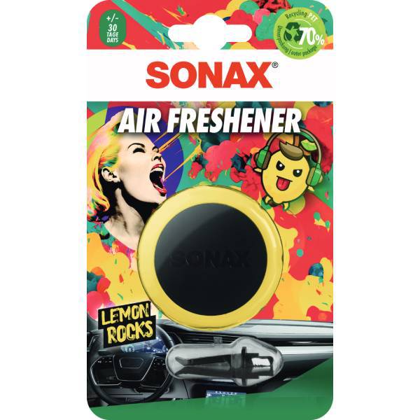 SONAX Air Freshener Lemon Rocks - 365041 - Weigola Premium Autopflege seit 1883