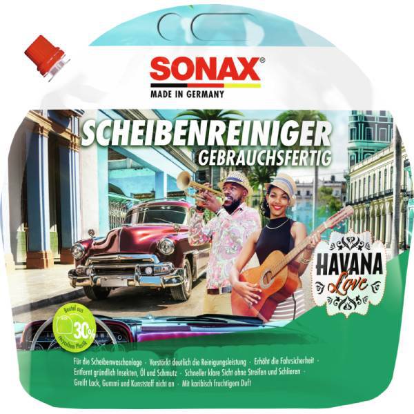 SONAX ScheibenReiniger gebrauchsfertig Havana Love - 393441 - Weigola Premium Autopflege seit 1883
