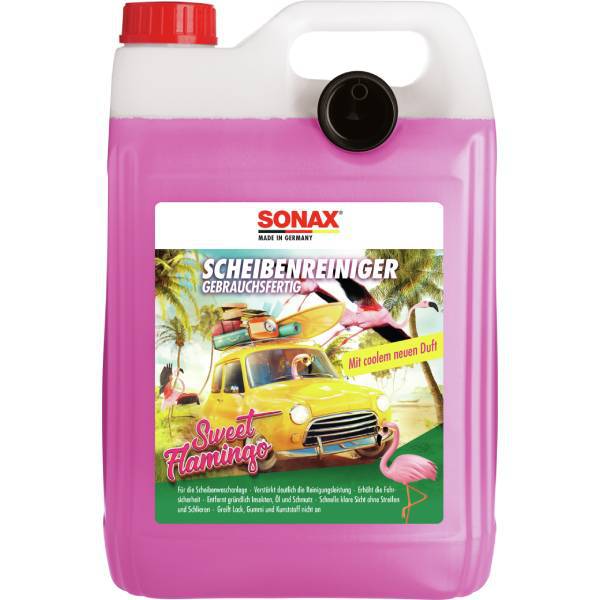 SONAX ScheibenReiniger gebrauchsfertig Sweet Flamingo- 394500 - Weigola Premium Autopflege seit 1883