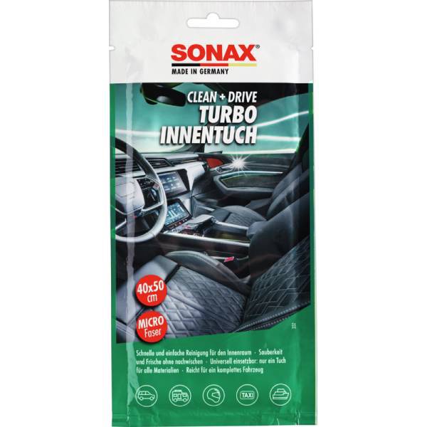 SONAX Clean+Drive TurboInnenTuch - 413000 - Weigola Premium Autopflege seit 1883