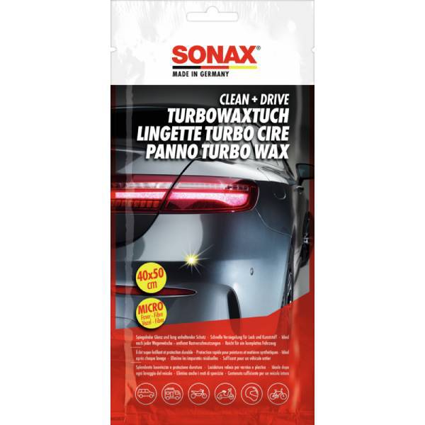 SONAX Clean+Drive TurboWaxTuch - 414000 - Weigola Premium Autopflege seit 1883