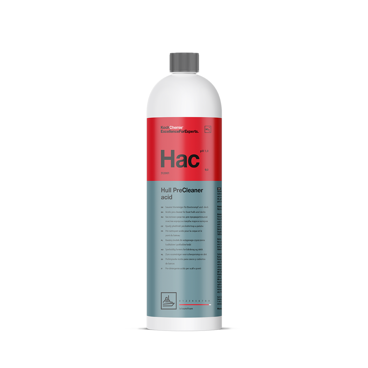 Koch Chemie Hull Precleaner acid 10L Vorreiniger für Bootsrumpf und -deck - Weigola Premium Autopflege seit 1883
