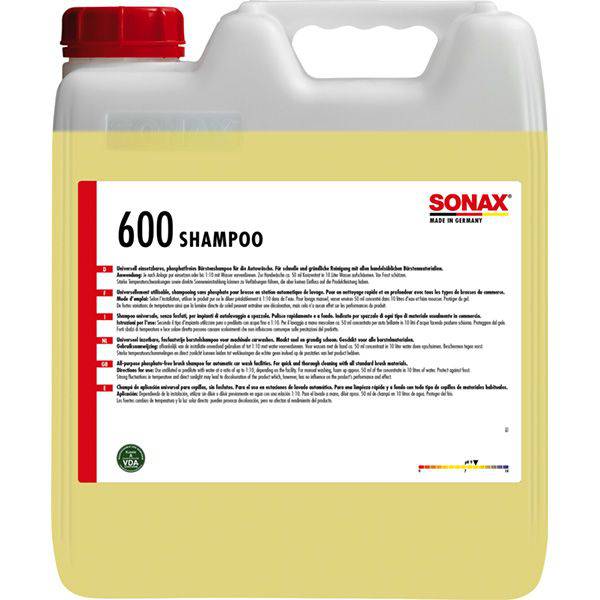 SONAX SHAMPOO- 600600 - Weigola Premium Autopflege seit 1883