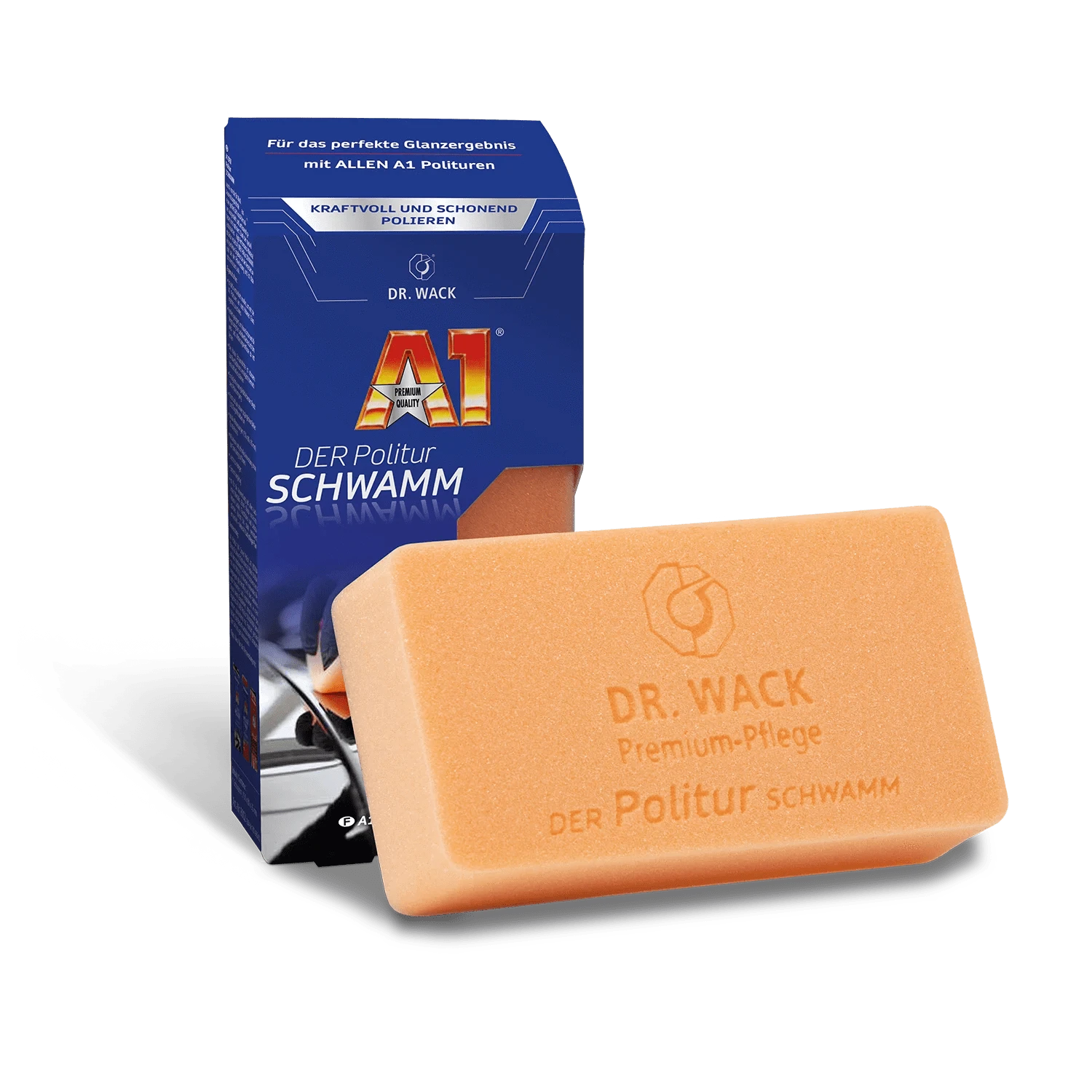 Dr, Wack A1 DER Politur SCHWAMM - 8002 - Weigola Premium Autopflege seit 1883