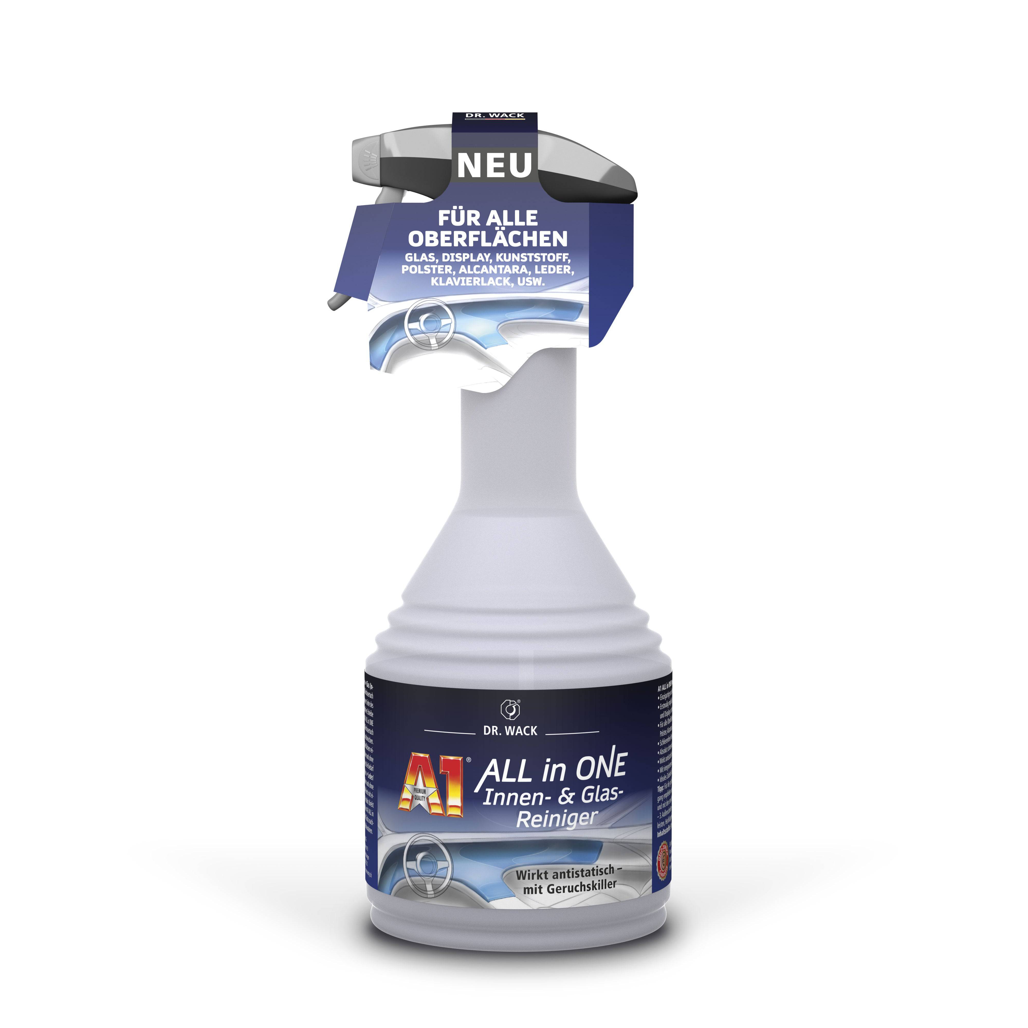 Dr. Wack A1 ALL in ONE Innen- & Glas-Reiniger 500 ml Sprühflasche - 2570 - Weigola Premium Autopflege seit 1883
