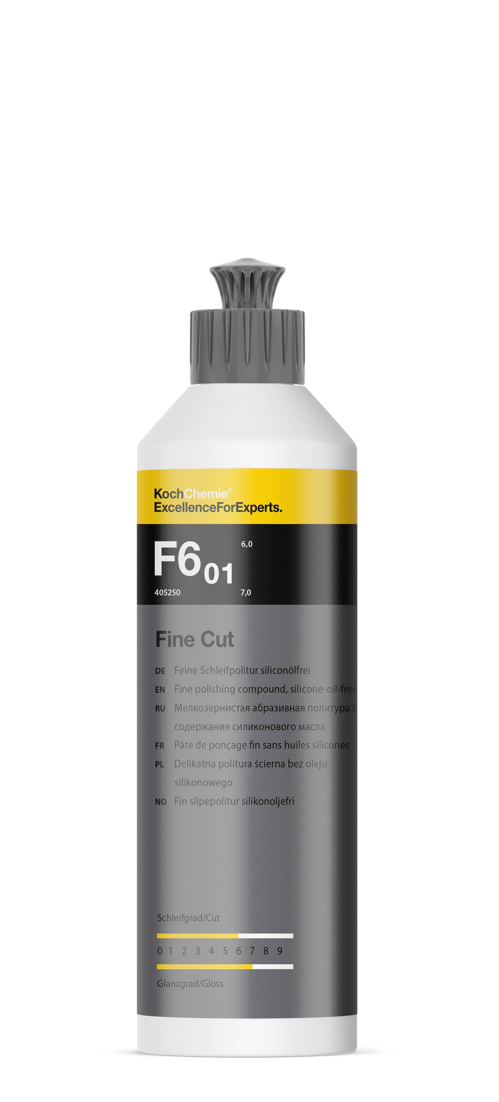 Koch Chemie Fine Cut F6.01, 250ml - Feine Schleifpolitur siliconölfrei-405250 - Weigola Premium Autopflege seit 1883
