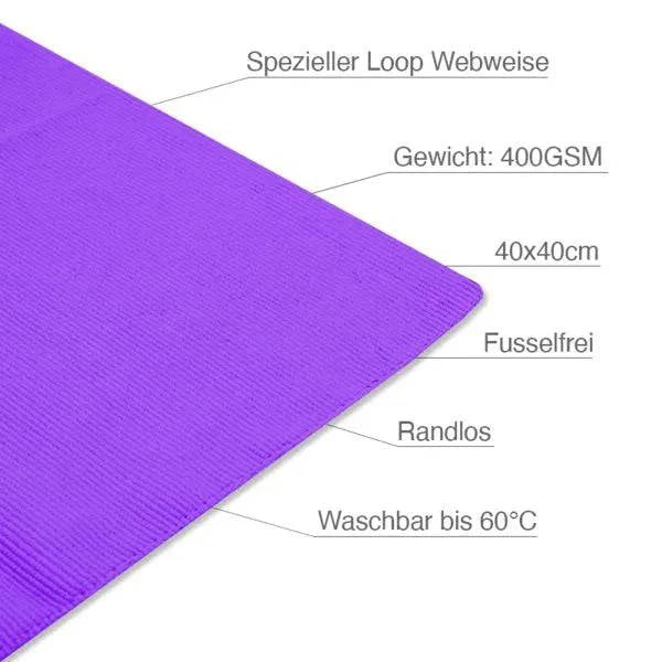 Liquid Elements Poliertuch "Polish Towel" 40x40cm, 400GSM lila T12_purple - Weigola Premium Autopflege seit 1883