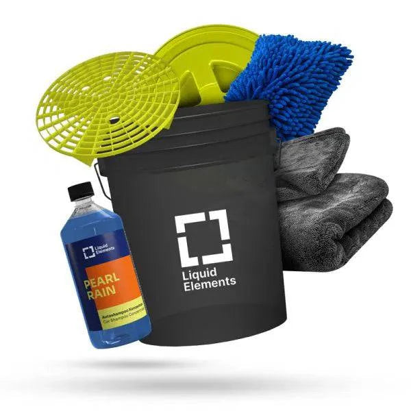 Liquid Elements Wascheimer Clean Car Set - Advanced Plus LE_EIMER_KIT03_Blau - Weigola Premium Autopflege seit 1883