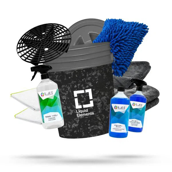 Liquid Elements Wascheimer Forged Carbon Set - Ultra Plus - LE_EIMER_KIT05_Grau - Weigola Premium Autopflege seit 1883