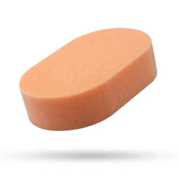 Liquid Elements Handpolierschwamm oval / Applikator Z48_orange - Weigola Premium Autopflege seit 1883