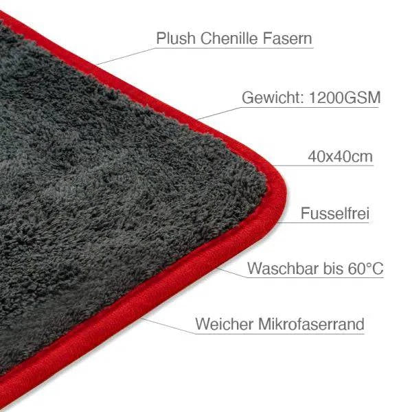 Liquid Elements Ultra Finish Mikrofaser Finish-Tuch 40x40cm 1200GSM T14 - Weigola Premium Autopflege seit 1883