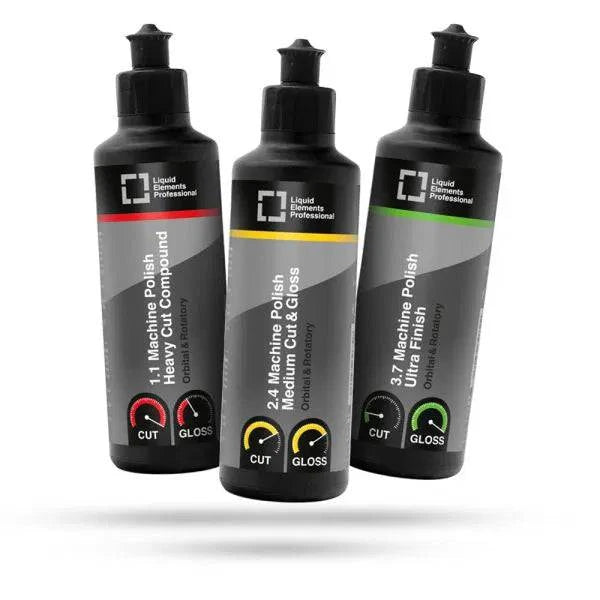 Liquid Elements Professional Politurset 3 Step, 3 x 250ml pp_Set_250ml - Weigola Premium Autopflege seit 1883