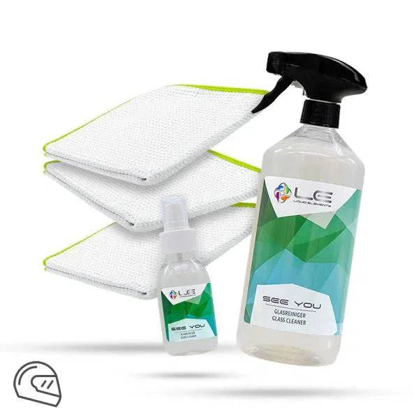 Liquid Elements Motorradpflegeset Glas + Visier 200340 - Weigola Premium Autopflege seit 1883