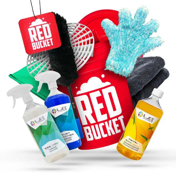 REDBUCKET Eimer Set PLATINUM RED - RB_EIMERSET_LE_04-RED - Weigola Premium Autopflege seit 1883