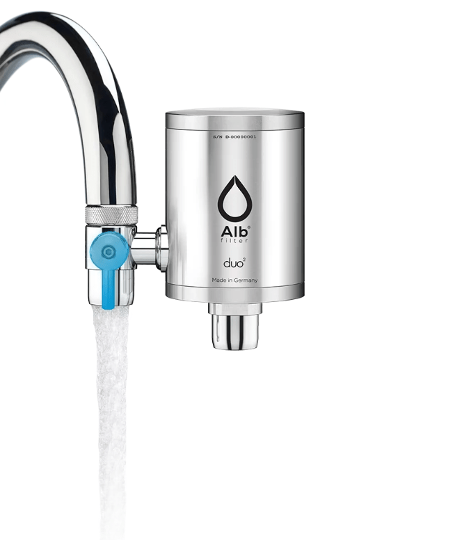 Alb Filter Duo Active Plus Edelstahl Natur Filtergehäuse für den Wasserhahn - Weigola Premium Autopflege seit 1883
