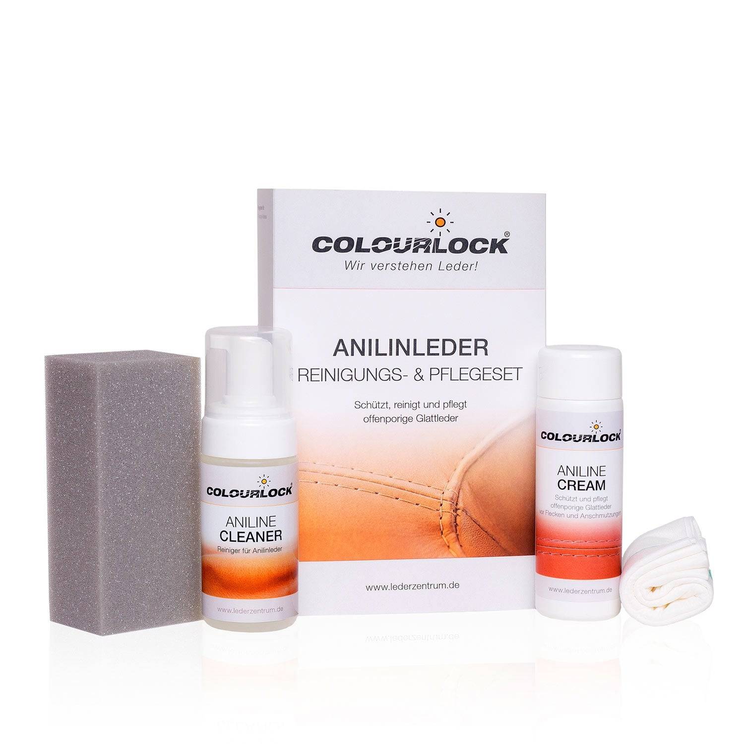 COLOURLOCK Anilinleder Reinigungs- und Pflegeset - Weigola Premium Autopflege seit 1883