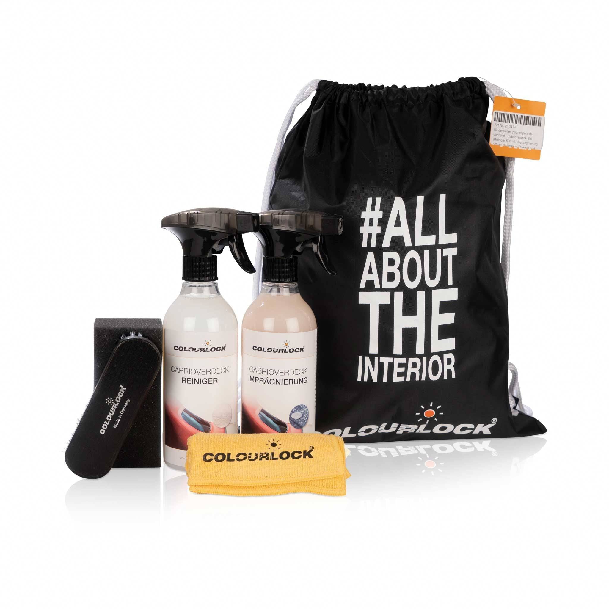 COLOURLOCK Cabrioverdeck Reinigungs- und Pflegeset - Weigola Premium Autopflege seit 1883