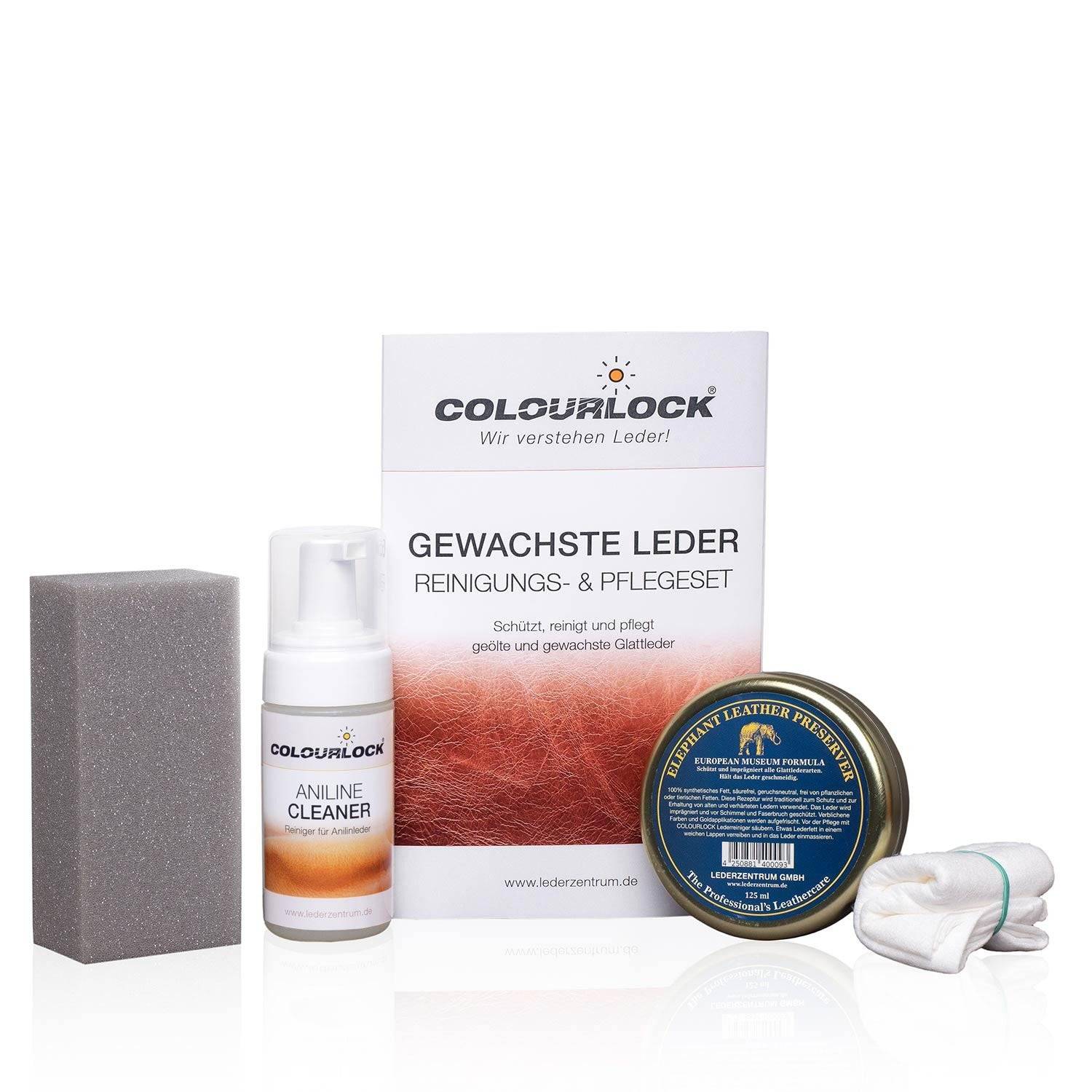 COLOURLOCK Reinigungs- und Pflegeset für gewachste Leder - Weigola Premium Autopflege seit 1883