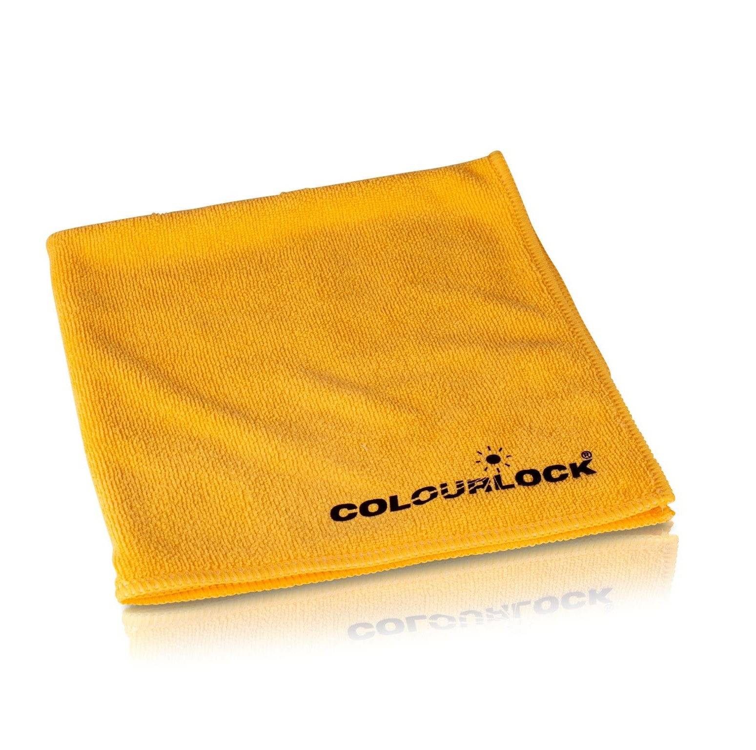 COLOURLOCK Mikrofasertuch 40 x 40 cm, gelb - Weigola Premium Autopflege seit 1883