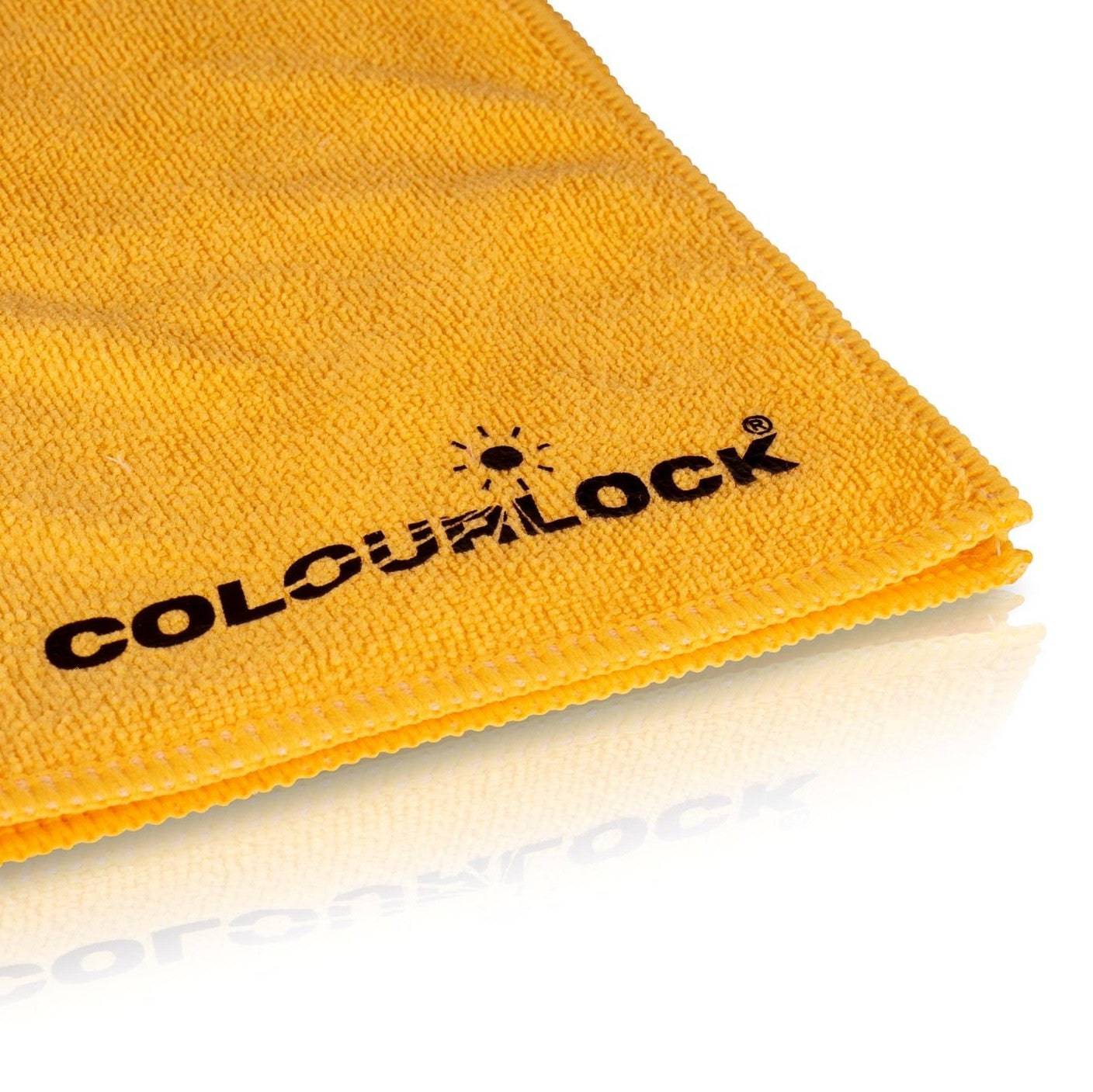 COLOURLOCK Mikrofasertuch 40 x 40 cm, gelb - Weigola Premium Autopflege seit 1883