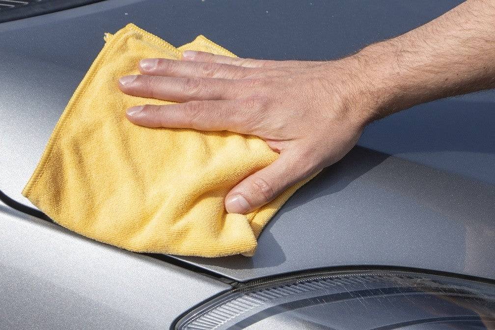 COLOURLOCK Mikrofasertuch 40 x 40 cm, gelb - Weigola Premium Autopflege seit 1883