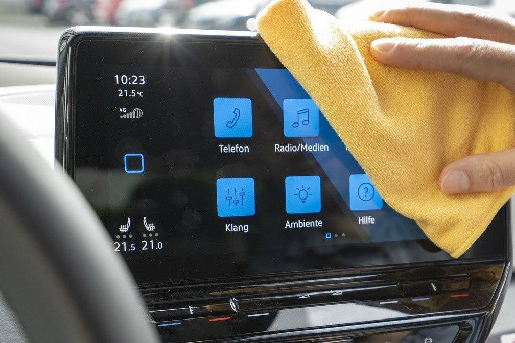 COLOURLOCK Mikrofasertuch 40 x 40 cm, gelb - Weigola Premium Autopflege seit 1883