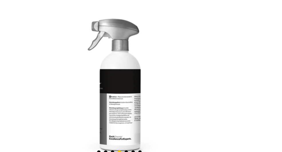 Innenraum Pflege Set: Koch Chemie THE FINISHER InsideCare Kunststoffpflege + Mikrofaser Applikator + Mikrofasertuch