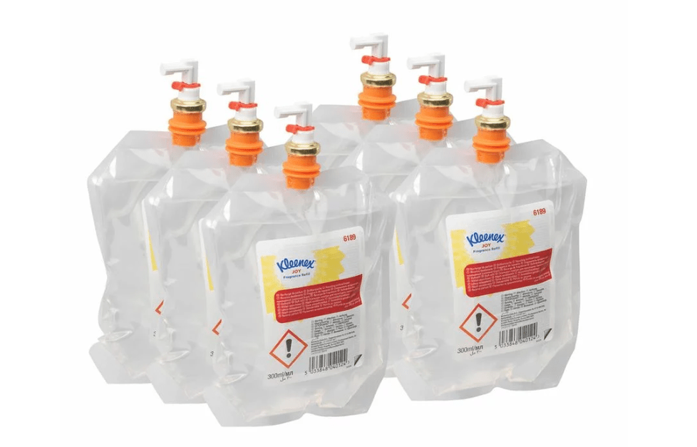 Kimberly Clark - 6189 - Kleenex® - Duft Joy - Nachfüllpack Transparent 300 ml - Weigola Premium Autopflege seit 1883