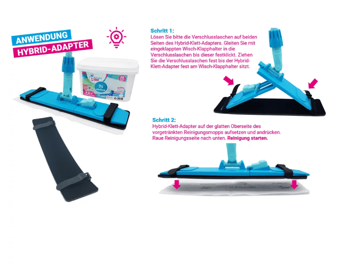 Hybrid-Klett-Adapter-Pad - Weigola Premium Autopflege seit 1883