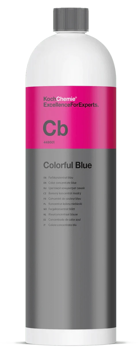 Koch Chemie Colorful Blue 1 Liter - Farbkonzentrat blau 448001 - Weigola Premium Autopflege seit 1883