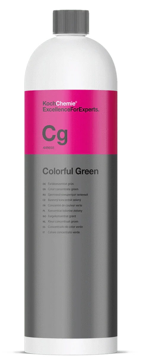 Koch Chemie Colorful Green 1 Liter - Farbkonzentrat grün 449001 - Weigola Premium Autopflege seit 1883