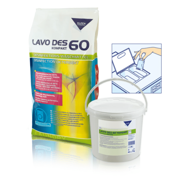 LAVO DES 60 kompakt 45x 75g Sachets CLP Free - Weigola Premium Autopflege seit 1883