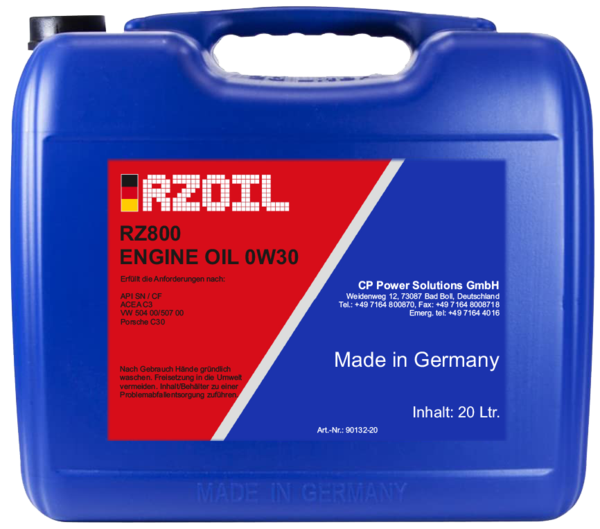 RZ800 0W30 - Weigola Premium Autopflege seit 1883