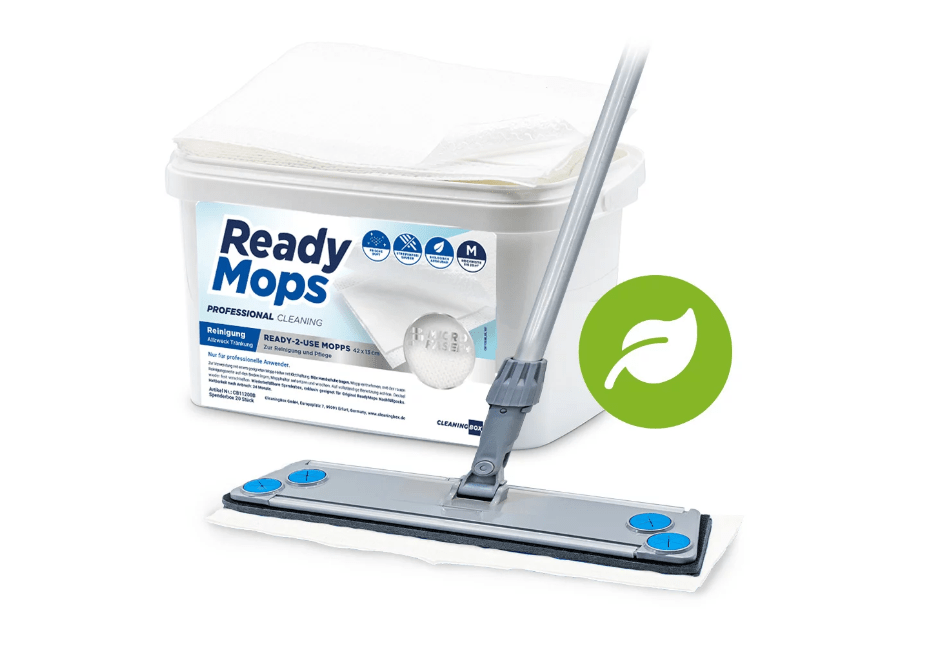 CleaningBox ReadyMops M Allzweck Reichweite 20 m², 42x13 cm, weiß, 20er Spenderbox - Weigola Premium Autopflege seit 1883