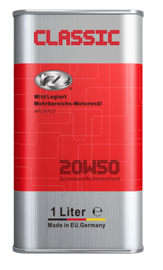 RZ Classic 20W50 - Mild legiert - Weigola Premium Autopflege seit 1883