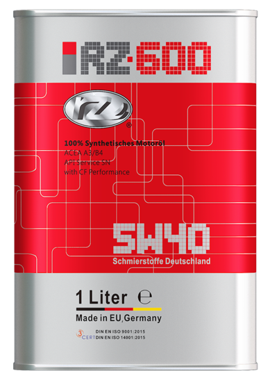 RZ600 5W40 - Weigola Premium Autopflege seit 1883