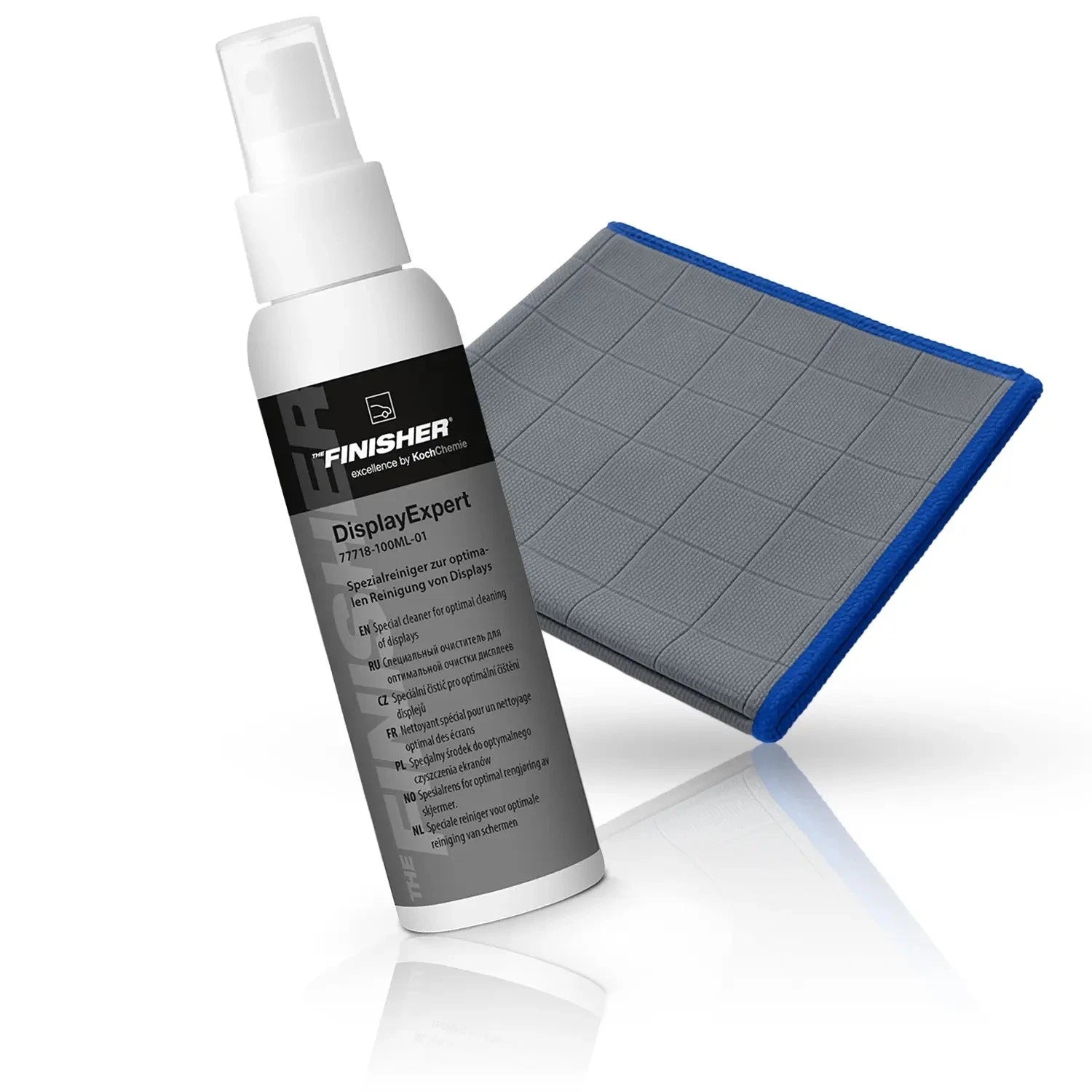 Displayreinigung Set: Koch Chemie THE FINISHER DisplayExpert Displayreiniger + Carbon Glastuch