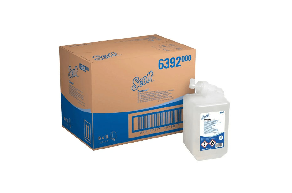 Kimberly Clark - 6392 - Scott®- Control™- Handdesinfektionsschaum auf Alkoholbasis - 1 Liter Kassette - Transparent - Weigola Premium Autopflege seit 1883