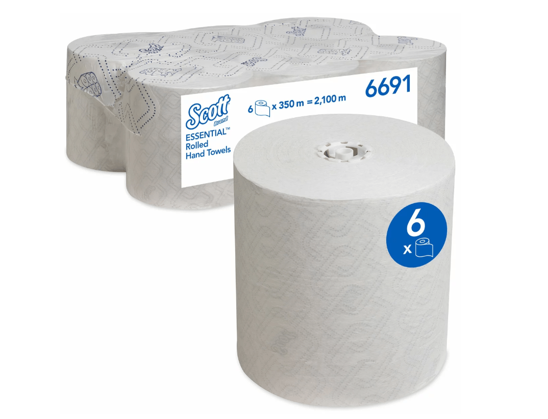 Kimberly Clark - 6691 - Scott - 350 m Handtücher Rolle - 1 Stück - Weigola Premium Autopflege seit 1883