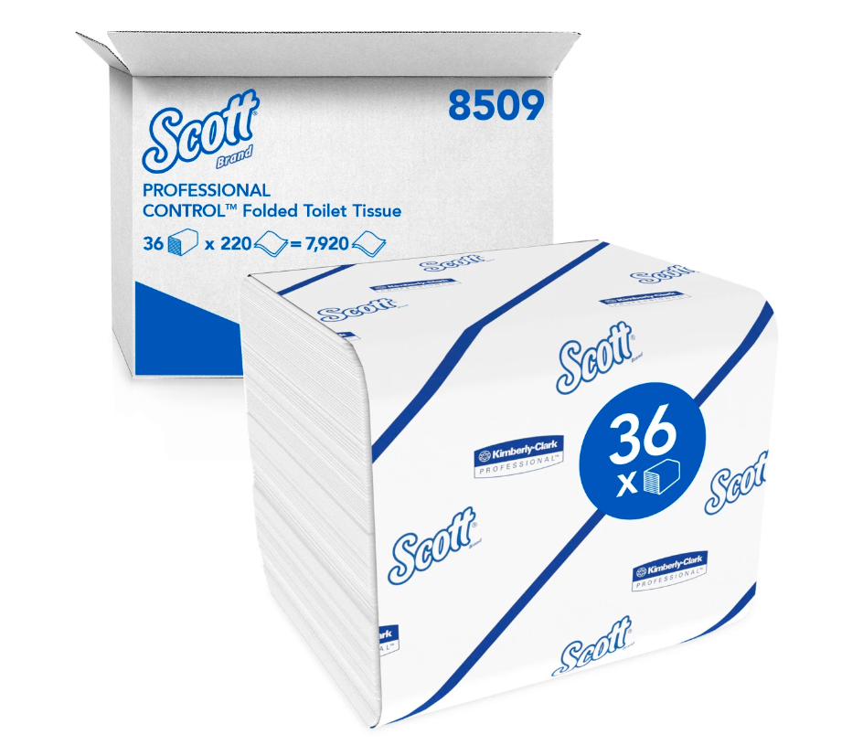 Kimberly Clark - 8509 - Scott® - Control™ Toilettenpapier - 36 Päckchen - Weigola Premium Autopflege seit 1883