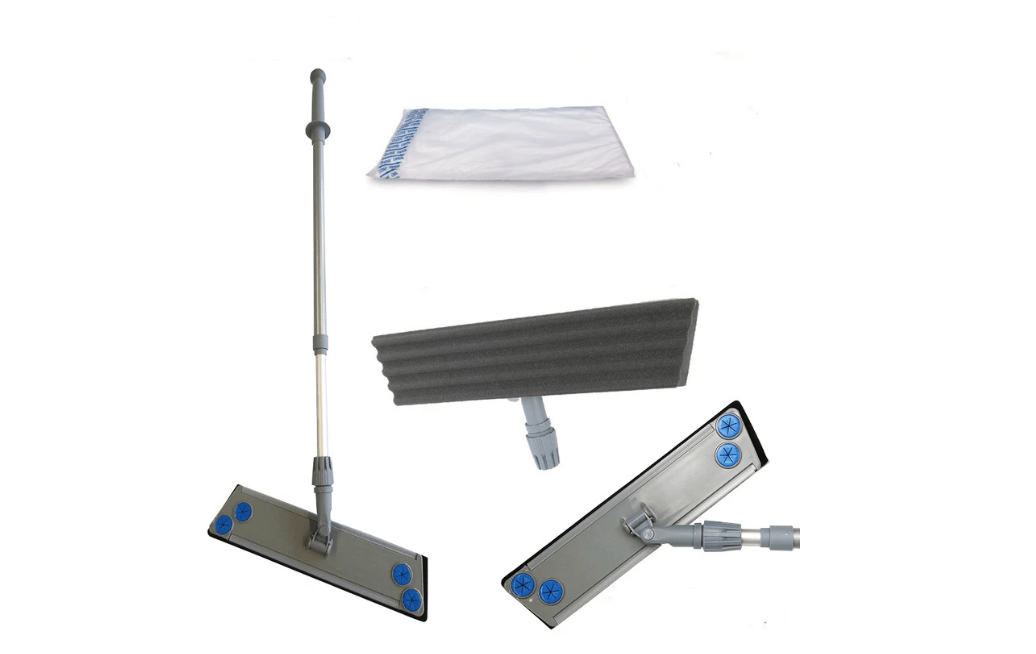 Wisch-Set III Trockenreinigung Teleskop-Moppstiel, Wischbreite 60 cm - Weigola Premium Autopflege seit 1883