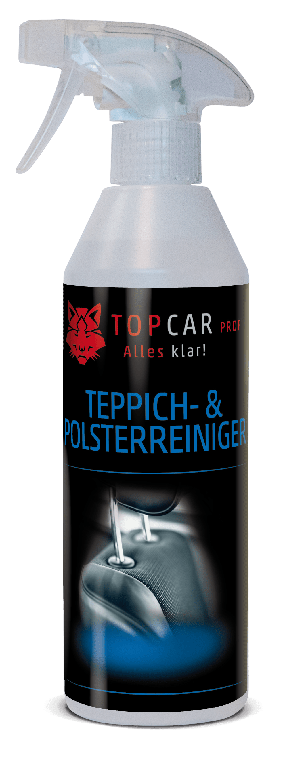 TOP CAR Teppich- und Polsterreiniger 500ml - Weigola Hygienevertrieb - - Weigola Hygienevertrieb