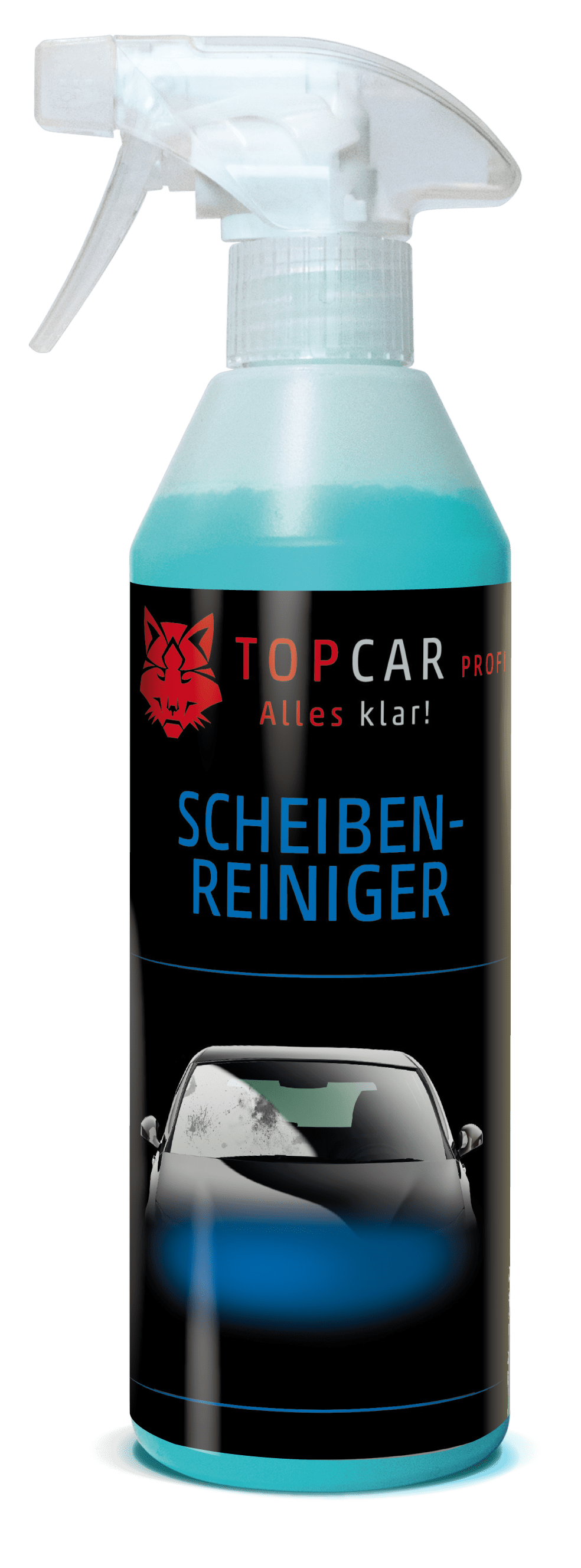 TOP CAR Scheibenreiniger - Glasreiniger 500ml - Weigola Hygienevertrieb - - Weigola Hygienevertrieb